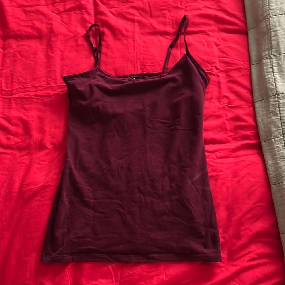Maroon Cami, SO, size medium